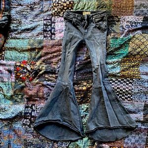 Black Free People bell bottoms